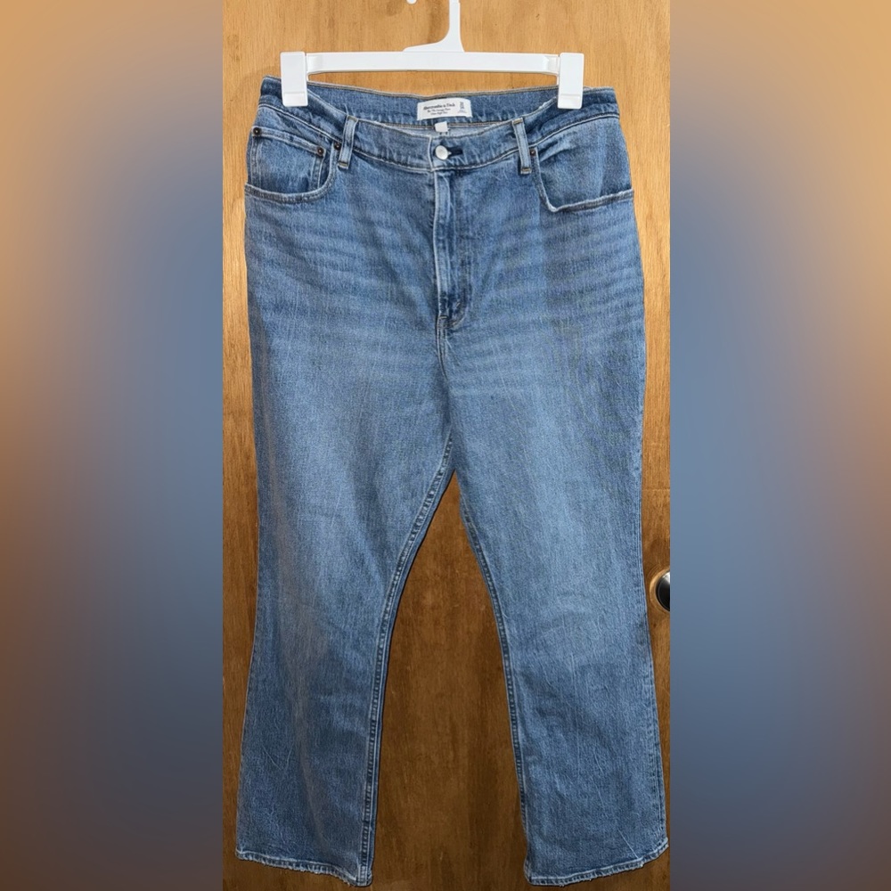 Abercrombie & Fitch Women's Flare Jeans - Blue